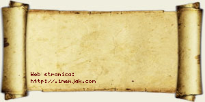 Velislava Beljić vizit kartica